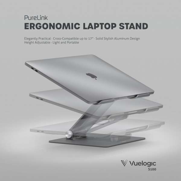 Vuelogic - Ständer - S100 - Professioneller Laptop-Hochständer
