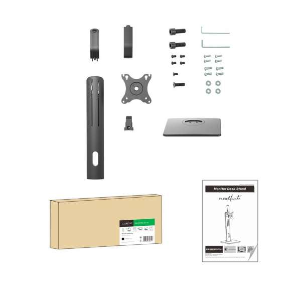PureMounts® Monitor Halterung, VESA 75x75/100x100, schwarz